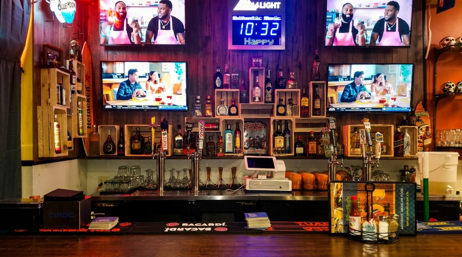 Beer, spirits, margaritas, micheladas