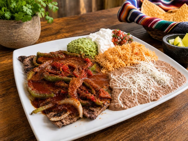 Steak ala Mexicana.