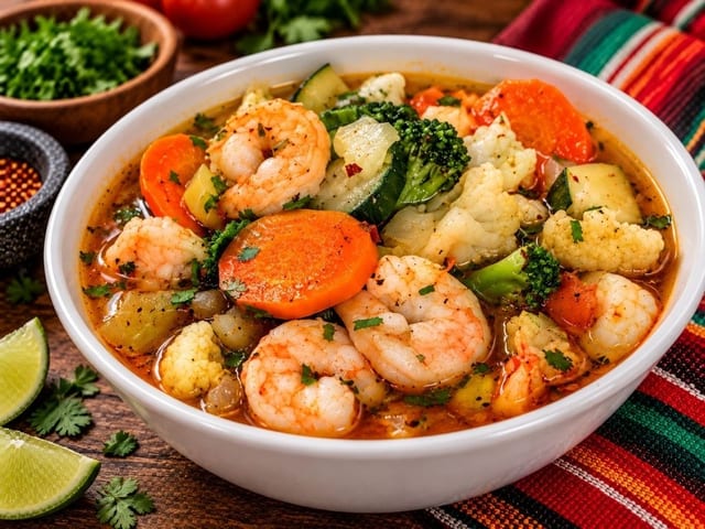 Caldo de Camaron.